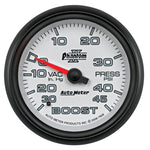 Autometer Phantom II 2-5/8in 30INHG-45PSI Phantom Mechanical Boost/Vacuum Gauge