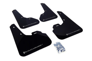 Rally Armor 10-13 Mazda3/Speed3 (Hatch/Sedan) Black UR Mud Flap w/Silver Logo