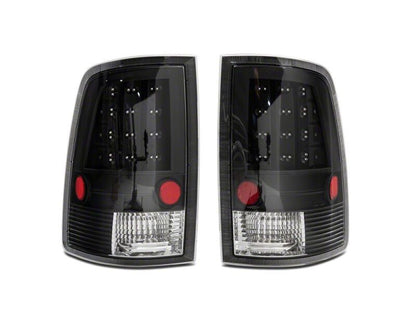 Raxiom 09-18 Dodge RAM 1500 LED Tail Lights- Black Housing- Clear Lens