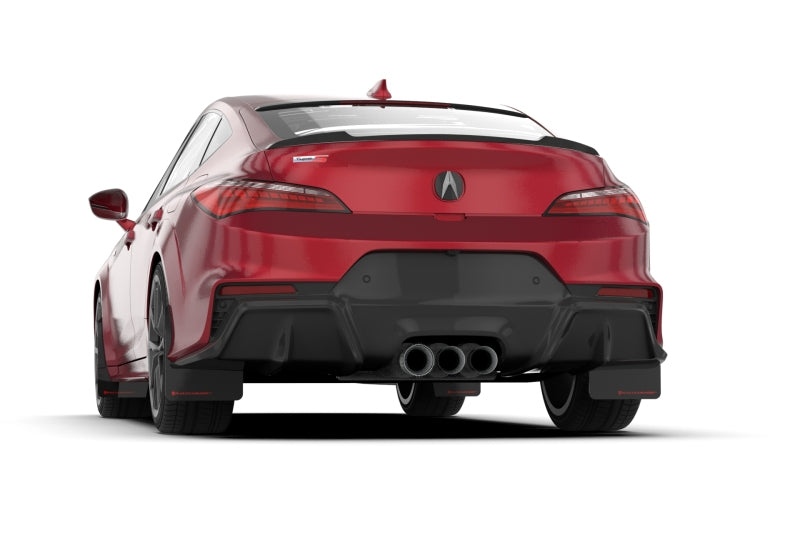 Rally Armor 23-26 Acura Integra Type S Black Mud Flap w/Blue Logo