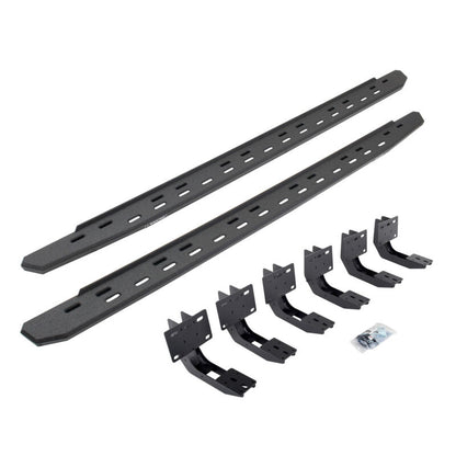 Go Rhino 19-25 RAM 1500 RB30 Slim Running Board Kit w/ Brackets