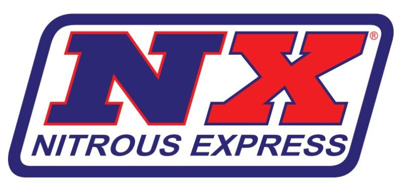 Nitrous Express 8AN 112in Stainless Steel Braided Hose (Black Ends)