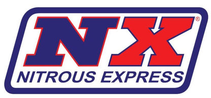 Nitrous Express 8AN 112in Stainless Steel Braided Hose (Black Ends)