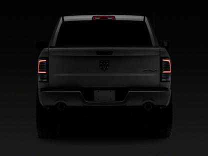 Raxiom 09-18 Dodge RAM 1500 Axial Series LED Tail Lights- Chrome Housing- Clear Lens