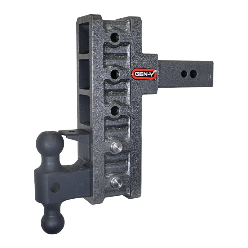 Gen-Y Mega Duty 2.5in Shank 9in Offset Drop 32K Hitch w/GH-0161 Dual-Ball/GH-0162 Pintle Lock