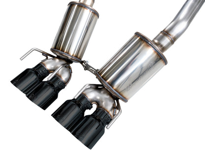 AWE Tuning 05-07 C6 Chevrolet Corvette 6.0L Touring Edition Axle-Back Exhaust w/ Diamond Black Tips