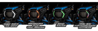 Oracle 19-21 Polaris RZR 1000 Dynamic Surface Mount DRL Signature Light - - Dynamic
