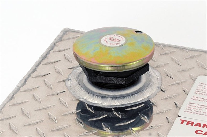 Dee Zee Universal Tanks - Auxiliary Short Rectangle Brite-Tread Aluminum