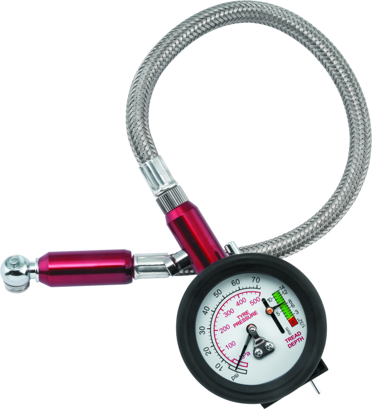 BikeMaster Tire Gauge 2-1 0-60 PSI