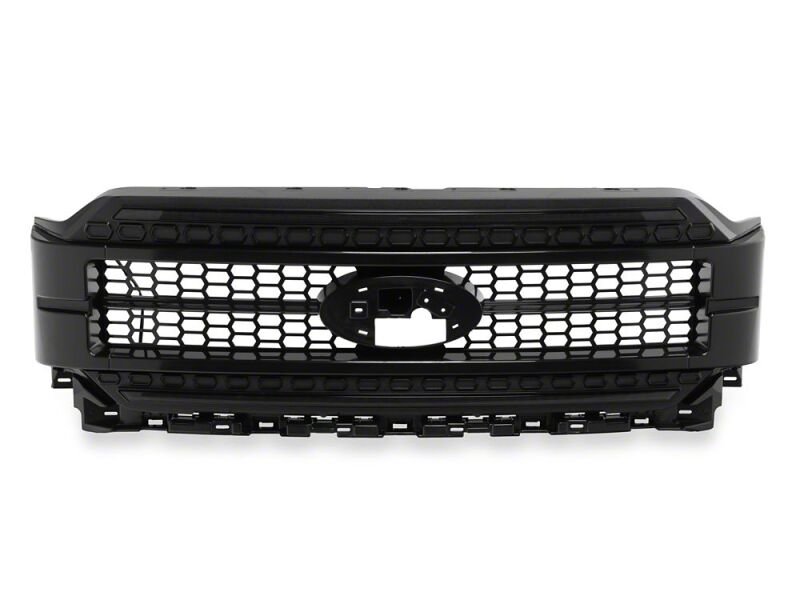 Raxiom 21-23 Ford F-150/ Exc.Raptor CXR Series LED Upper Replacement Grille with White DRL- Black