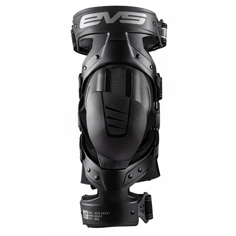 EVS Axis Sport Knee Brace Black/Black/Grey - Large/Right