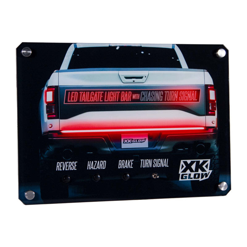 XK Glow Truck Tailgate Light Dealer Display