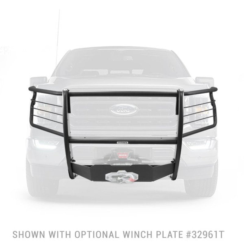 Go Rhino 18-20 Ford F-150 3100 Series StepGuard Center Grille + Brush Guard - Tex. Blk