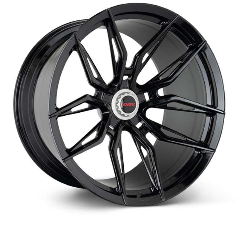 Vossen x Novitec NF11 21x12in - 5x114.3 BP - ET47 - Gloss Black Ferrari 458 Rear Wheel