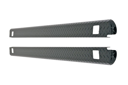 Dee Zee 07-13 Chevrolet Silverado Bed Cap Wrap W/Stake Pockets Black-Tread Aluminum 8Ft Bed