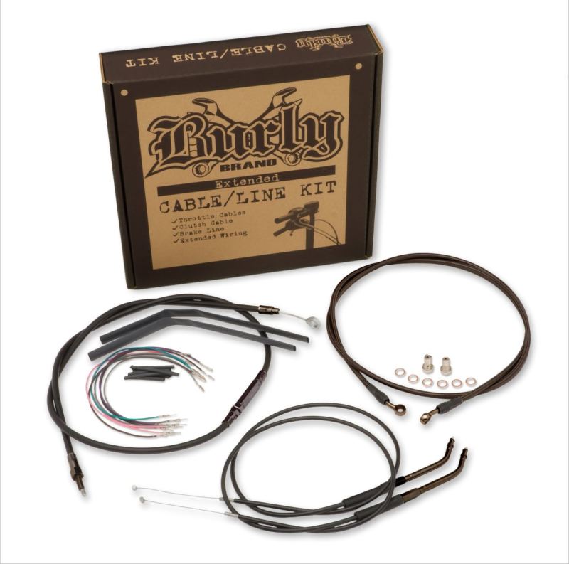 Burly Brand Control Kit 10in T Bars