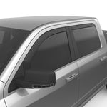 EGR 09-13 Dodge Ram 1500/2500/3500 Crew Cab In-Channel Window Visors - Set of 4 - Matte (572755)