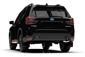 Rally Armor 19-21 Subaru Forester Black UR Mud Flap w/ White Logo