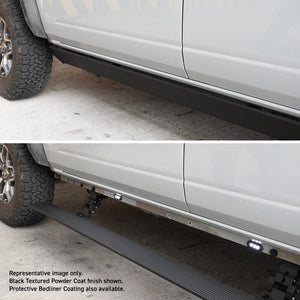 RealTruck 08-16 Ford F-250/350 Super Duty EC 4dr VoltStep Electric Running Board Kit - Bedliner Coat