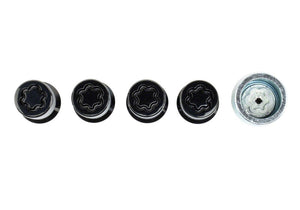 Ford Racing M12 x 1.5 Black Security Lug Nut Kit - Set of 4