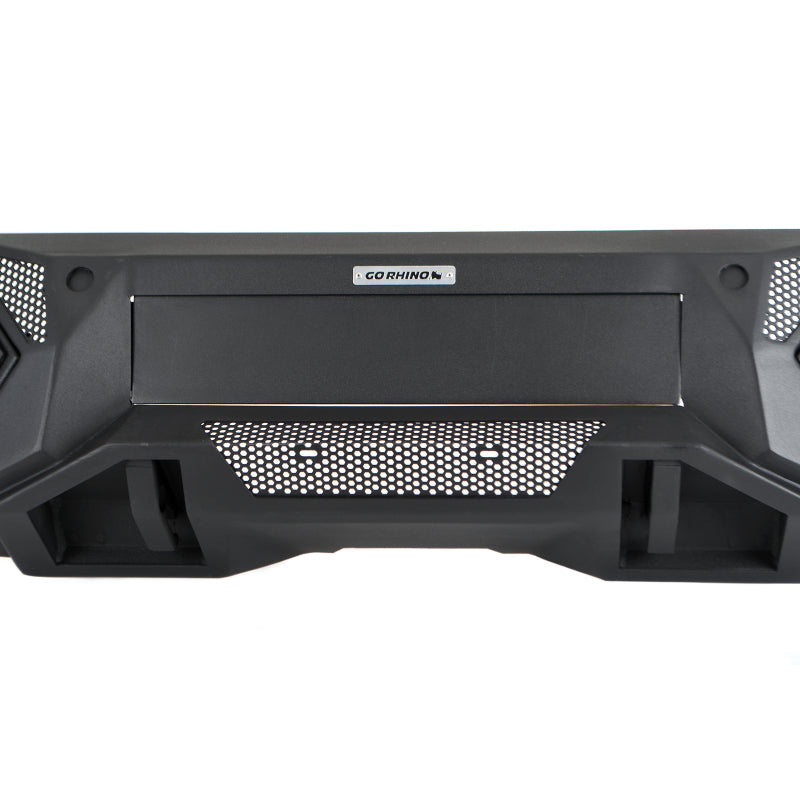 Go Rhino 19-24 Ram 1500 (Excl. Rebel/Warlock/TRX) Element Front Bumper w/Pwr Bar - Tex. Blk