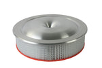 Moroso Low Profile Racing Air Cleaner - 16in x 4in Filter - Aluminum - 4500 Dominator/King Demon