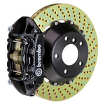 Brembo 88-91 Testarossa Rear GT BBK 4 Piston Cast 380x28 2pc Rotor Drilled-Black