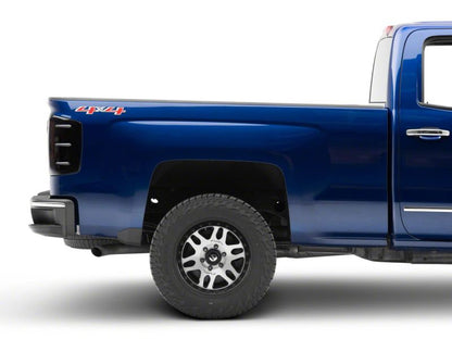 Raxiom 14-18 Chevrolet Silverado 1500 Axial Series LED Tail Lights- Black Housing (Smoked Lens)