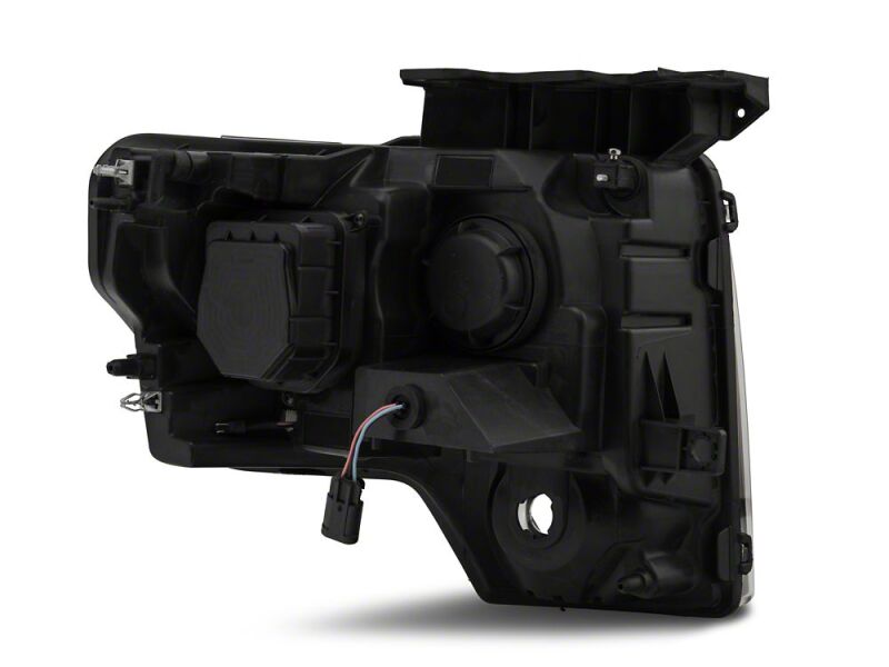 Raxiom 09-14 Ford F-150 G2 Super White LED Halo Projector Headlights- Black Housing- Clear Lens