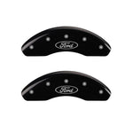 MGP 4 Caliper Covers Engraved Front & Rear SPORT Black finish silver ch