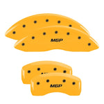 MGP 4 Caliper Covers Engraved Front Accord Engraved Rear Accord Yellow finish black ch