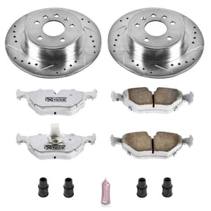 Power Stop 99-10 Saab 9-5 Rear Z26 Street Warrior Brake Kit