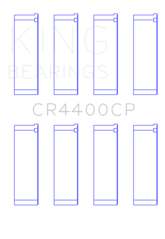 King Engine Bearings Honda R16A/R18A 2006- Current (Size +0.25mm) Connecting Rod Bearing Set