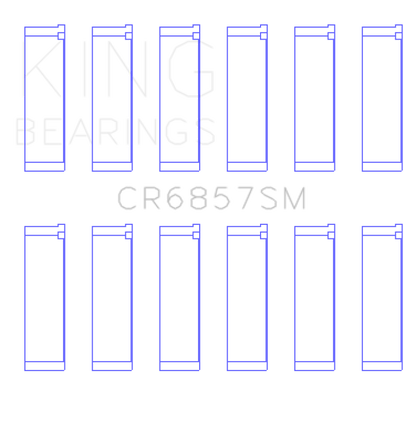 King Engine Bearings Chrysler Pentastar 3.6L ERB V6 (Size +.50mm) Connecting Rod Bearing Set