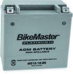 BikeMaster AGM Battery - MS12-16-BS