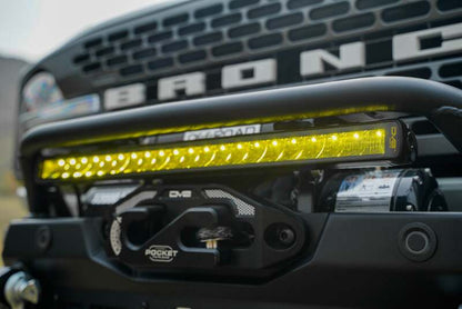 DV8 Offroad 20In Elite Series Amber LED Light Bar - Single Row