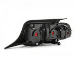 Raxiom 10-12 Ford Mustang Aero Tail Lights- Blk Housing (Smoked Lens)