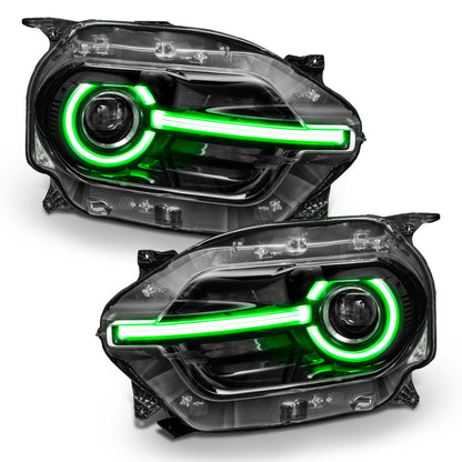 Oracle 2021 Ford Bronco Sport RGB+W Headlight DRL + Halo - ColorSHIFT w/ 2.0 Controller
