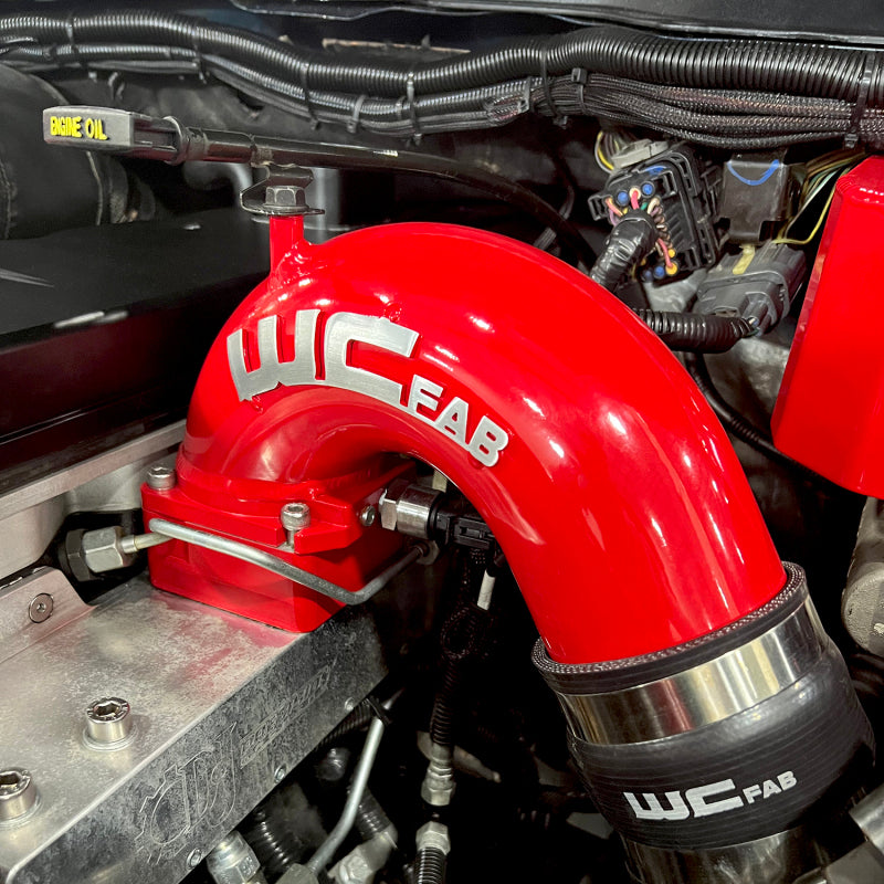 Wehrli 03-07 Dodge 5.9L Cummins High Flow Intake Bundle Kit - Gloss Black - Bronze Chrome