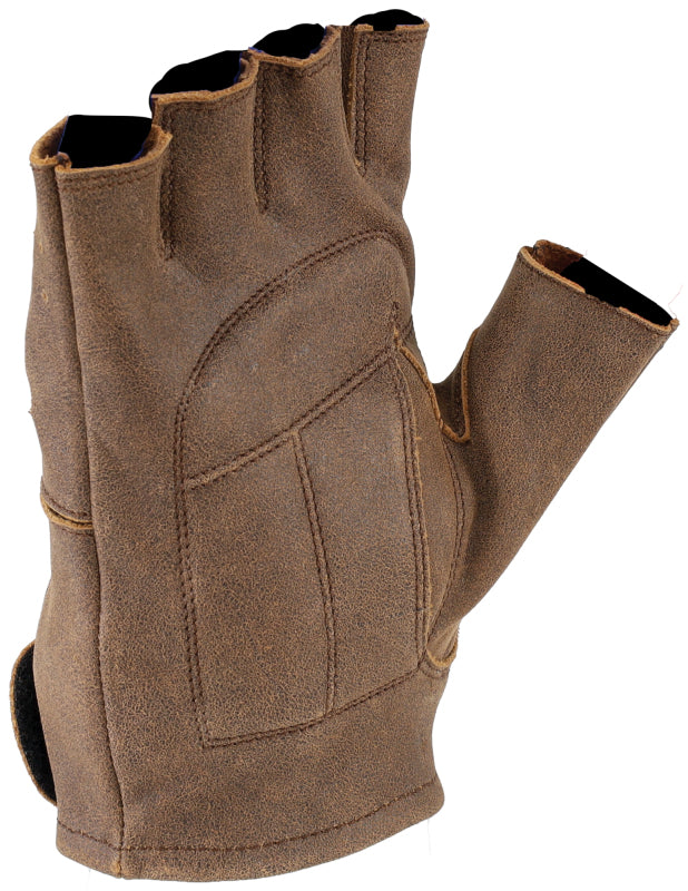 River Road Buster Vintage Shorty Gloves Black - XL