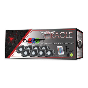 Oracle Bluetooth + RF Underbody Rock Light Kit - 8 PCS - ColorSHIFT SEE WARRANTY