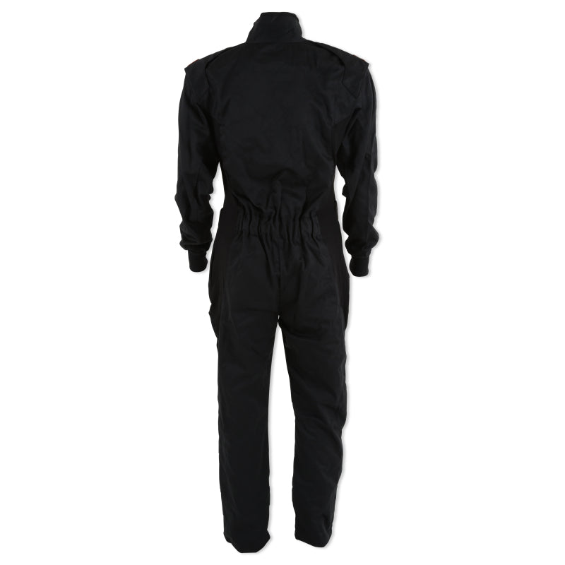 RaceQuip Black Chevron-1 Suit - SFI-1 Large