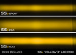 Diode Dynamics SS3 LED Pod Max - Yellow SAE Fog Standard (Pair)