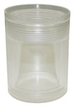 Moroso Air/Oil Separator Replacement Drain Cap - Small Body - Clear Bottom