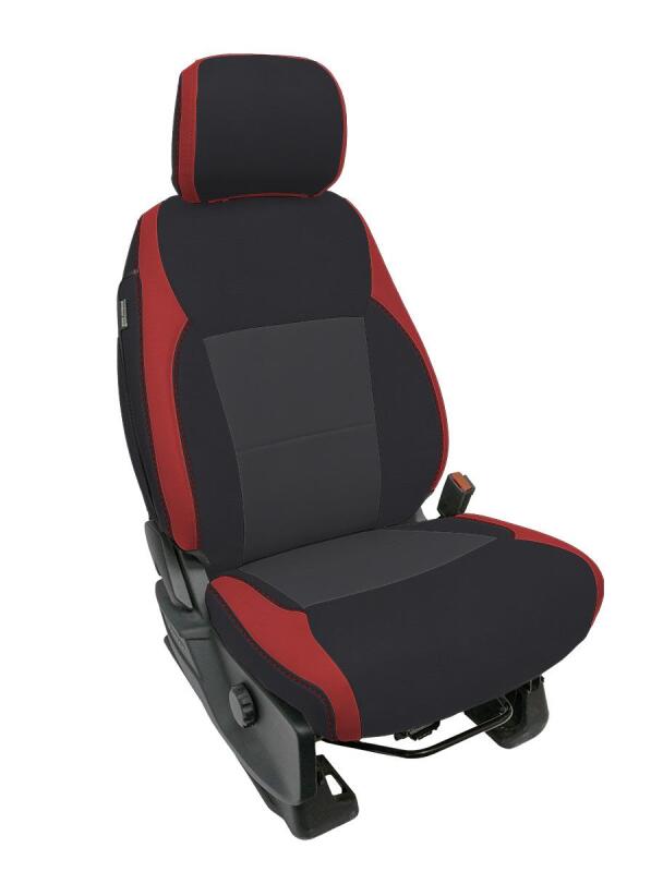 PRP 2021+ Ford 150/ 2023+ SuperDuty Front Seat Covers (Pair) - Red