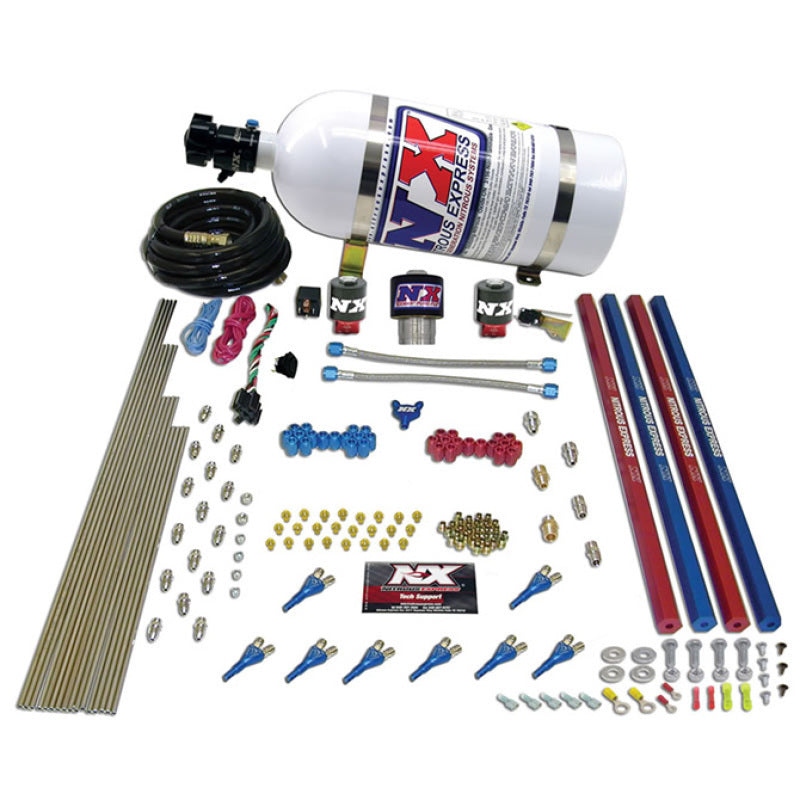 Nitrous Express Pro-Shk/Gas Nitrous Kit (200-600HP) w/Rails and Composite Bottle