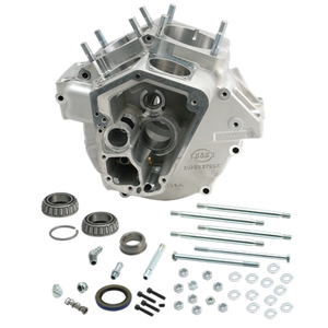 S&S Cycle 70-84 BT w/ Stock Bore Super Stock Alternator Style Crankcase - Natural