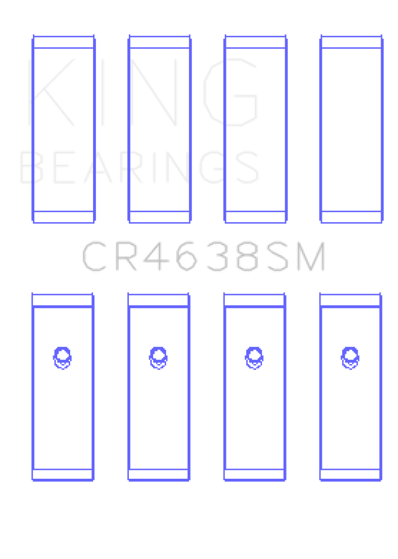 King Engine Bearings Nissan MR18DE / MR20DE (Size STD) Rod Bearing Set