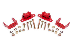 BMR 14-19 Chevrolet Corvette Polyurethane Transmission/Differential Mount - Red