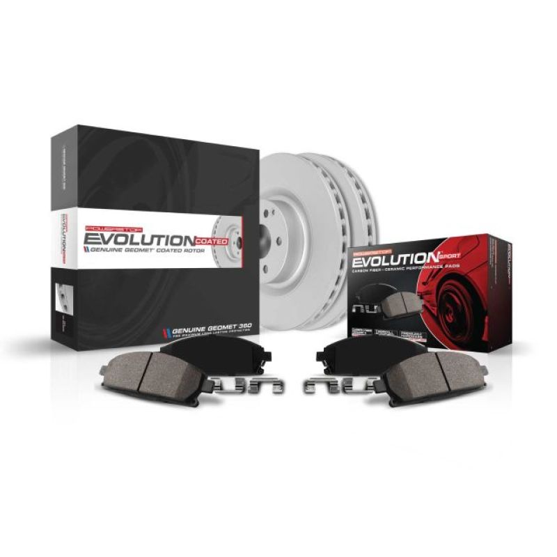 Power Stop 16-18 Audi A7 Quattro Rear Z23 Evolution Sport Coated Brake Kit